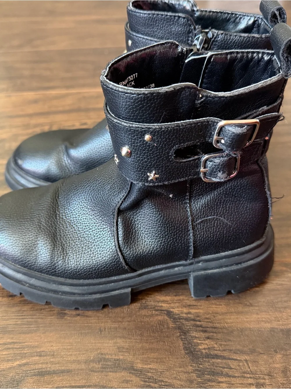 Kids Black Boots